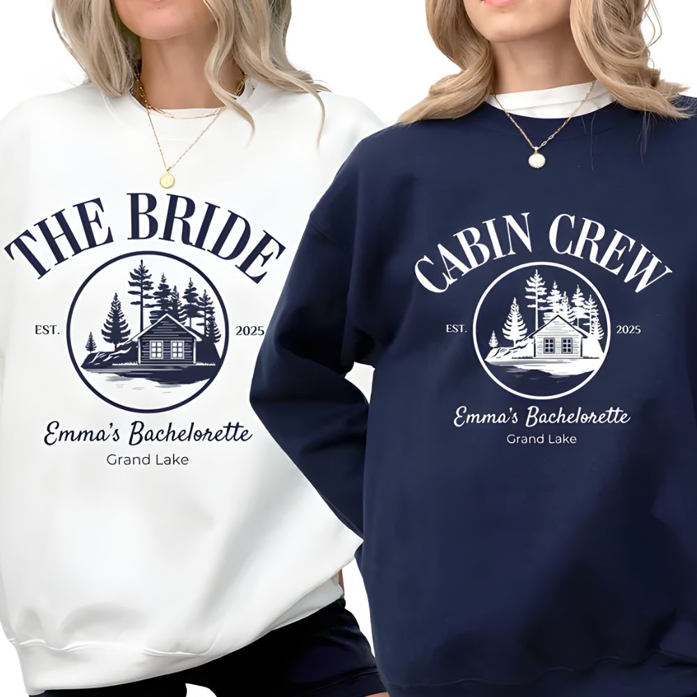 Custom Camp Bachelorette Sweatshirts For Women, Custom Bachelorette Party Sweatshirts 2D0197