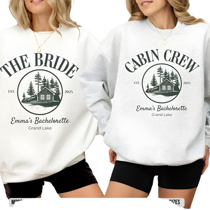 Custom Camp Bachelorette Sweatshirts For Women, Custom Bachelorette Party Sweatshirts 2D0197