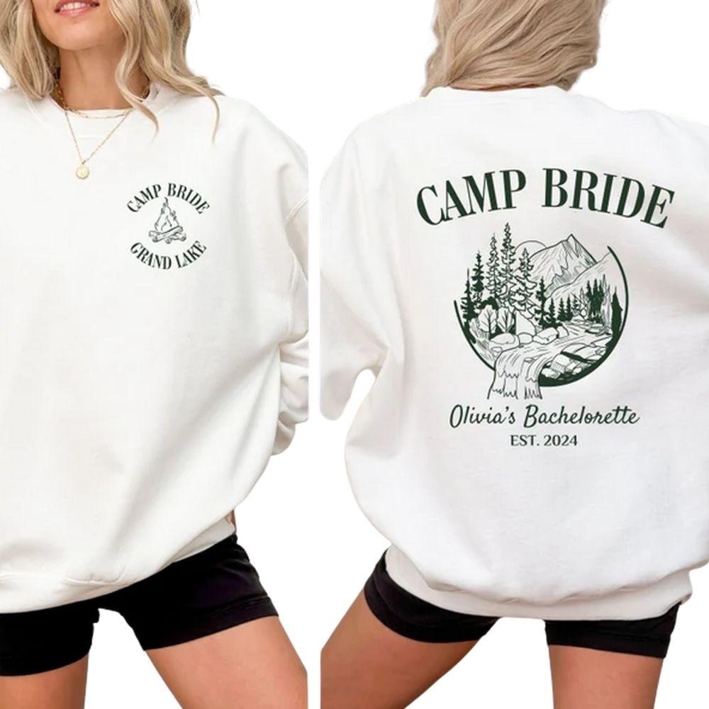 Custom Camp Matching Bachelorette Sweatshirts, Custom Bachelorette Sweatshirts 2D0198