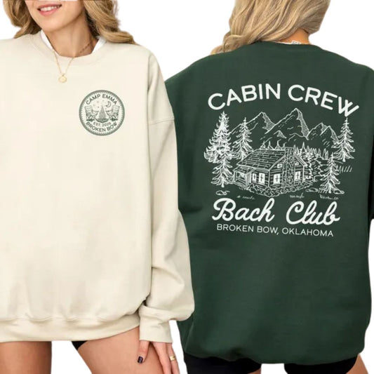 Camp Bach Custom Women's Bachelorette Party Sweatshirts, Custom Camp Bachelorette Sweatshirts 2D0199