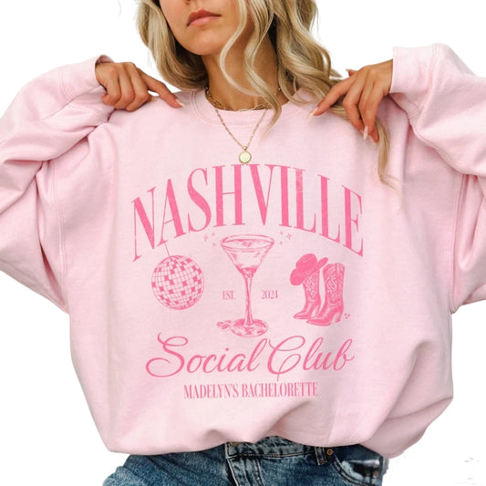 Custom Western Bachelorette Party Sweatshirts, Custom Bachelorette Sweatshirts 2D0213