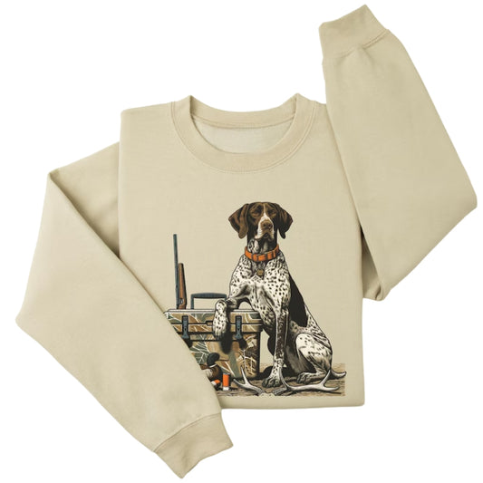 Pointer Bird Dog Hunting Sweatshirt, Hunting Dog Sweatshirt 2D0721