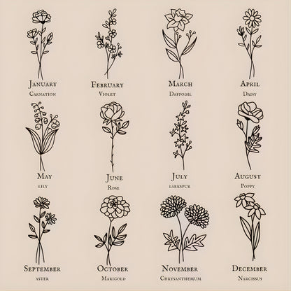 Custom Birth Month Flower Bouquet Sweatshirt,  Custom Wildflowers Sweatshirt For Grandma Mama Mother Day 2D0667