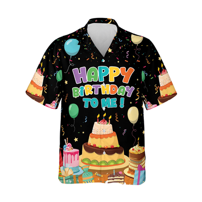 Happy Birthday To Me Custom Face Hawaiian Shirt For Men Women, Personalized Photo Birthday Hawaiian Shirts HE0264