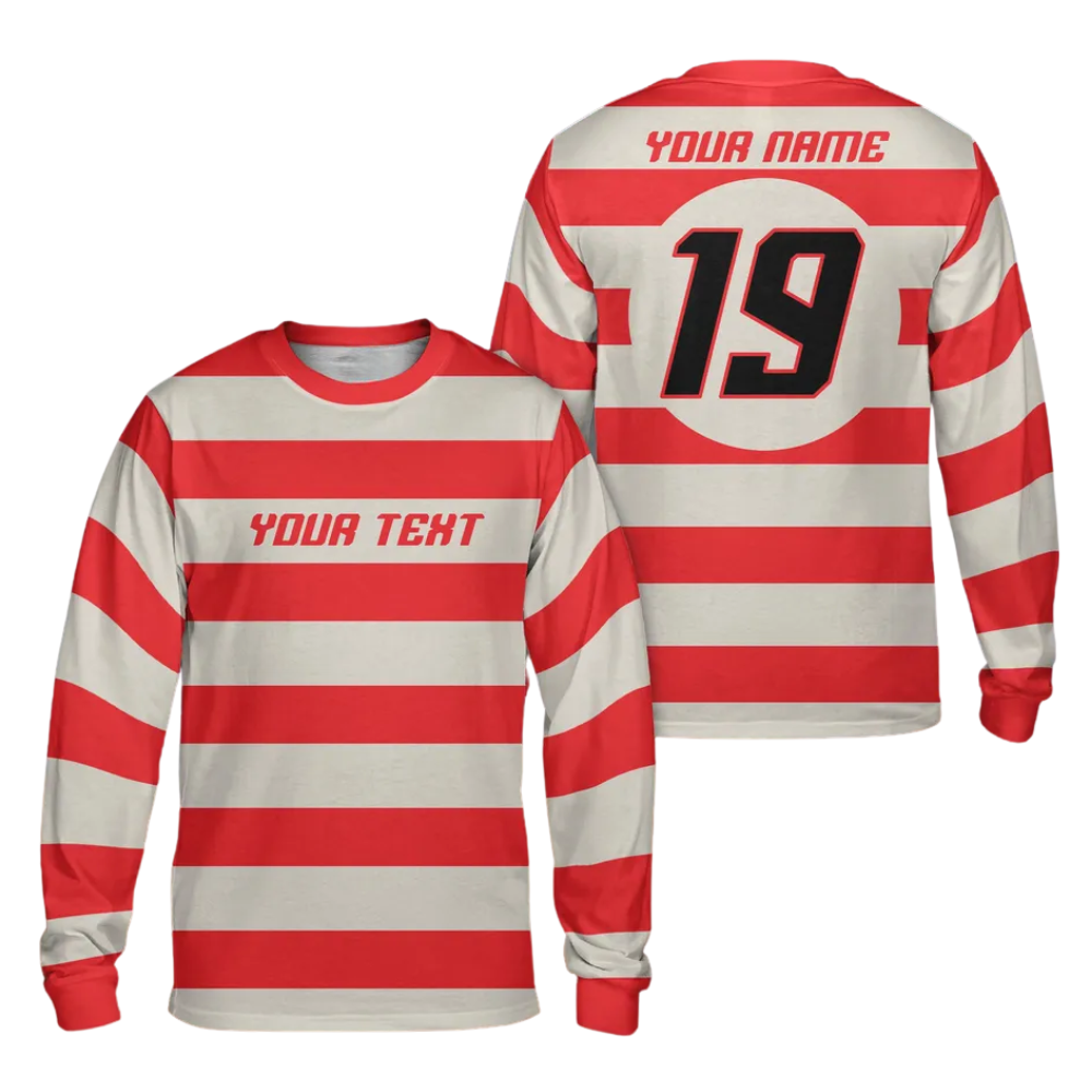 Custom Striped Dirt Bike Long Sleeve Jersey For Men, Custom Dirt Bike Shirts MZ0091