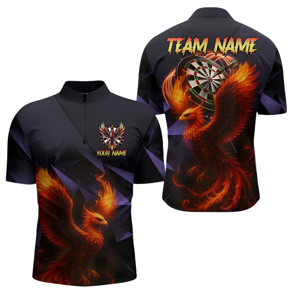 Custom Phoenix Fire Darts Jersey For Men, Custom Team Phoenix Dart Shirt DZ0155