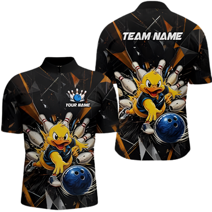 Custom Duck Bowling Jersey For Men, Custom Duck Bowling Team Shirt BZ0888