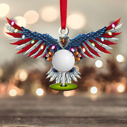 Golf Eagle Personalized Christmas Ornament, Gift for Golfer, Christmas Gift OO1803