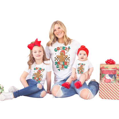 Cookie Baking Crew Matching Gingerbread Family T Shirt, Christmas Family Shirts ET1315