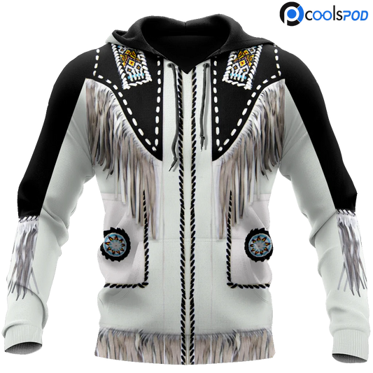 3D All Over Print Cowboy Shirt Cowboy Jacket Pattern Hoodie, Cowboy Cosplay For Men Boy, Cowboy Gift For Him TO2795