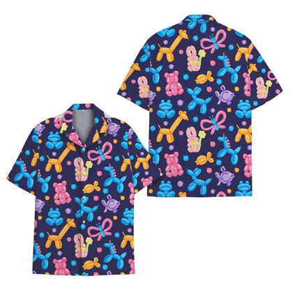 Balloon Animal Colorful Hawaiian Shirt For Men Women, Balloon Hawaiian Shirt For Animal Lover HE0716