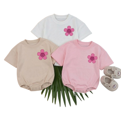 Just A Girl Who Loves Her Daddy Baby T Shirt Romper Romper, Daisy Father Romper For Baby Girl BB0281