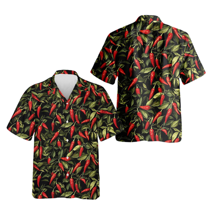 Chili Tropical Hawaiian Shirt For Men Women, Chili Hawaiian Shirt HE0762