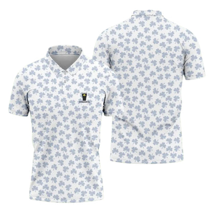 Vitamin G Irish Shamrock Golf Polo Shirt For Mens, Patrick's Day Golf Shirts GE0267