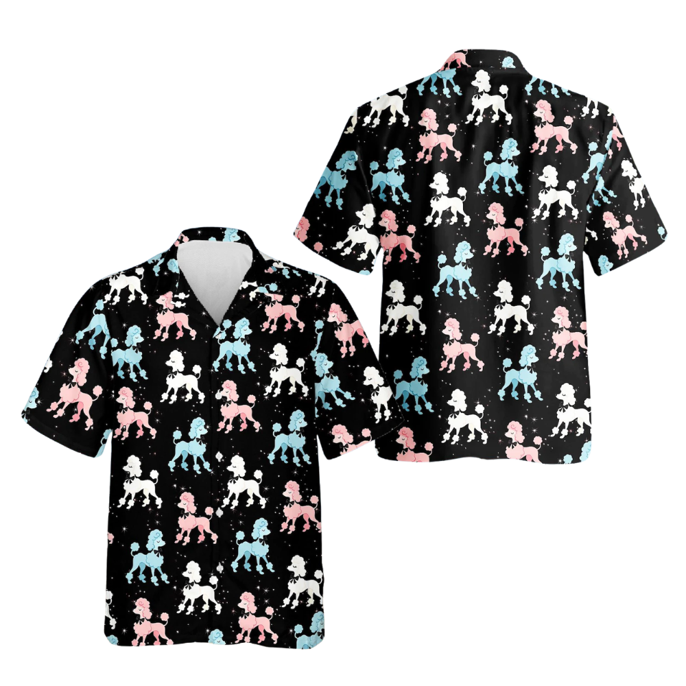 Poodle Dog Hawaiian Shirt For Men Women, Poodle Hawaiian Shirt For Dog Lover HE0751