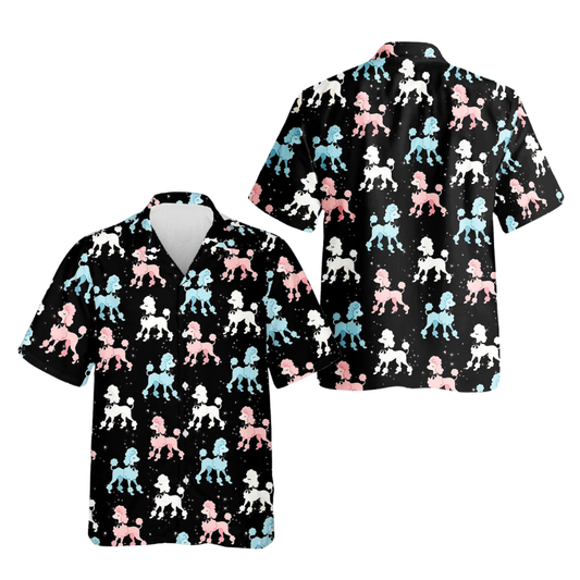 Poodle Dog Hawaiian Shirt For Men Women, Poodle Hawaiian Shirt For Dog Lover HE0751
