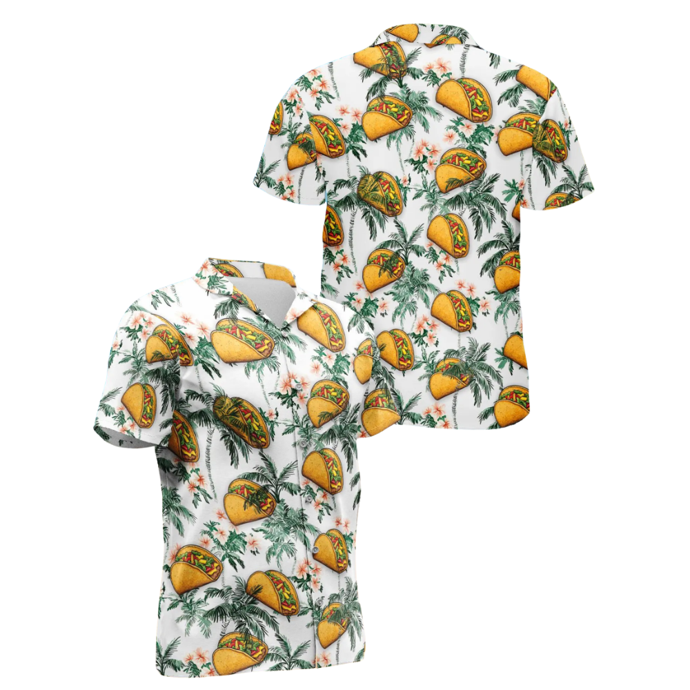 Taco Tropical Hawaiian Shirt For Men Women, Mexican Food Hawaiian Shirt HE0755