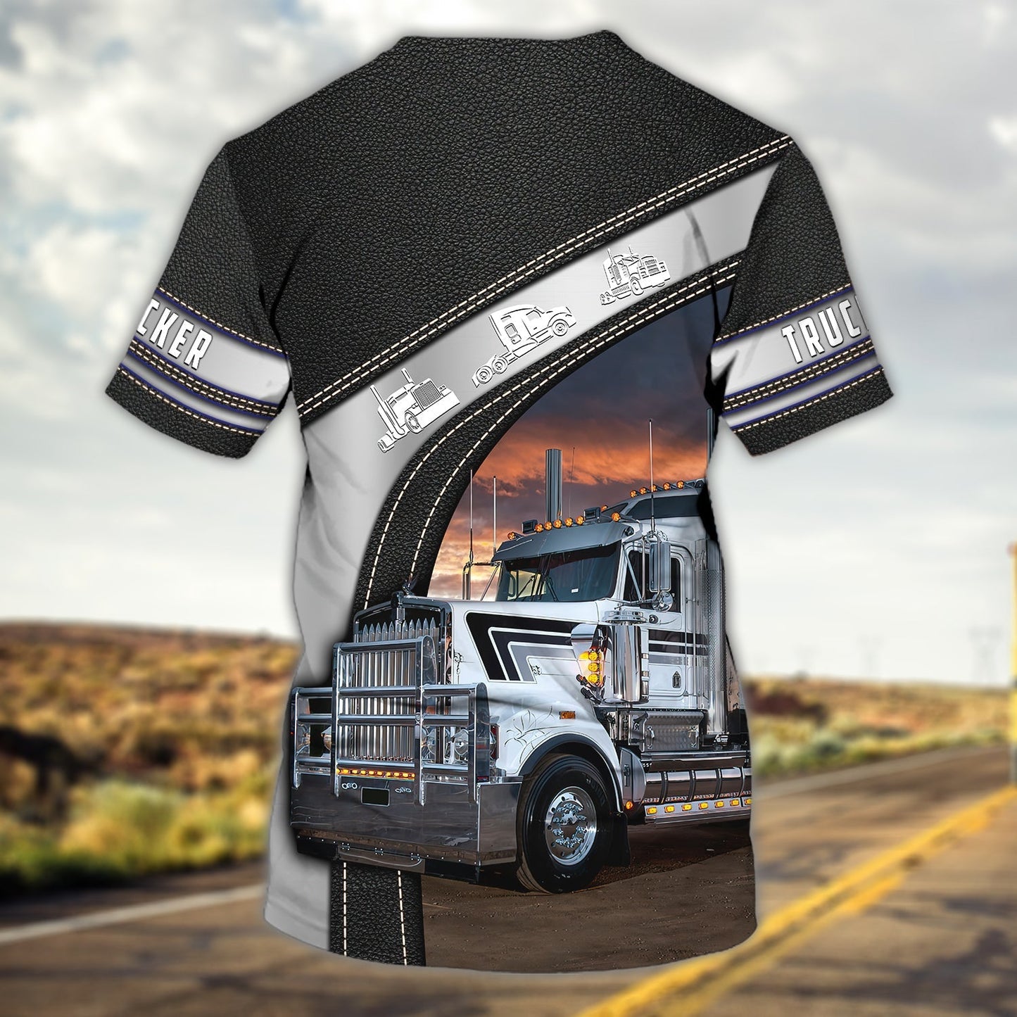 Custom Trucker T Shirt Men Women Cute Truck On Shirt Best Gift To Trucker TO1697