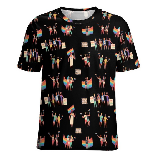 Love Is Love Lgbt Pride Month Pattern Tee 3S Shirt For Lesbian Women, Gaymer Couple 3D Tshirt LO0919