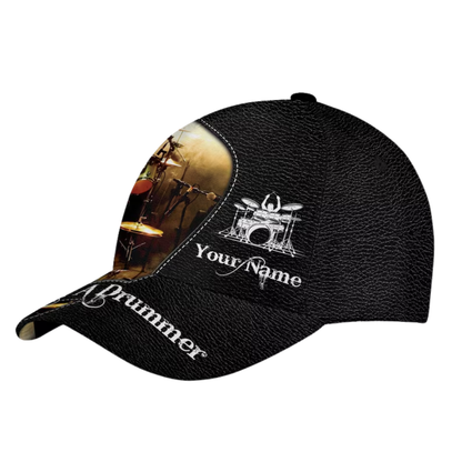 I Am A Drummer Custom Drum Baseball Cap, Custom Drummer Hat Caps CP0140