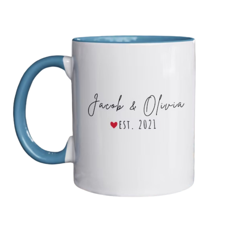 Personalized 4 Years Later And We're Still A Great Pear Wedding Anniversary Mug, Personalized Fruit 4th Anniversary Mug WD0024
