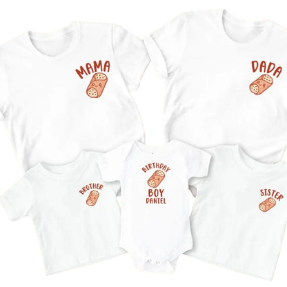 Personalized Cannole Birthday Boy Matching Family T Shirt, Custom Birthday Cannoli Matching Shirt For Family ET0728