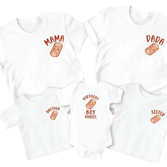 Personalized Cannole Birthday Boy Matching Family T Shirt, Custom Birthday Cannoli Matching Shirt For Family ET0728