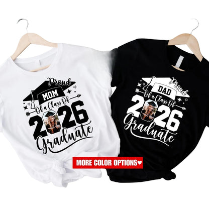Proud Of Class Of 2026 Custom Matching Family T Shirts, Custom Family Graduation Matching Shirts ET0455