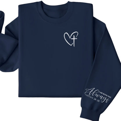 Bible Verse Faith Christian Sweatshirt for Women, Religious Jesus Sweatshirt 2D0304