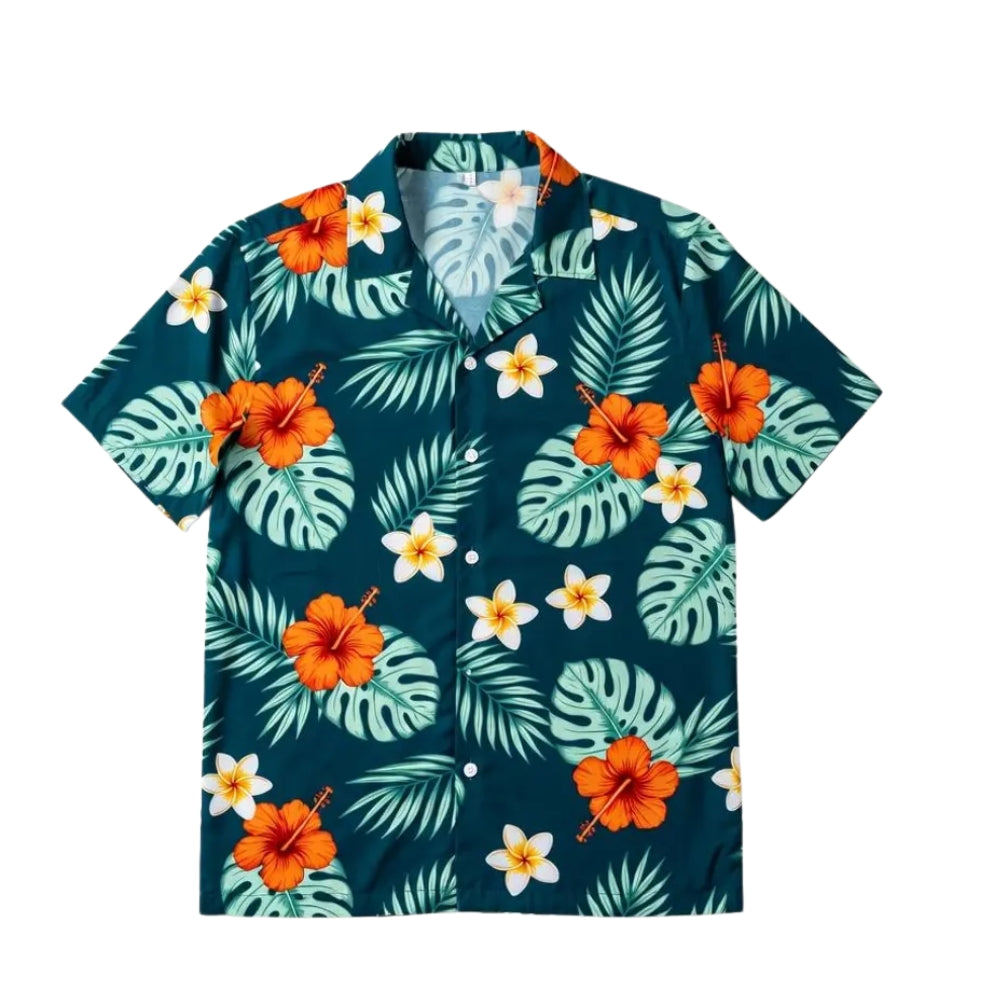 Hibiscus Tropical Hawaiian Family Matching Shirts, Floral Hawaiian Shirts For Family ET0891