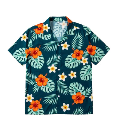 Hibiscus Tropical Hawaiian Family Matching Shirts, Floral Hawaiian Shirts For Family ET0891