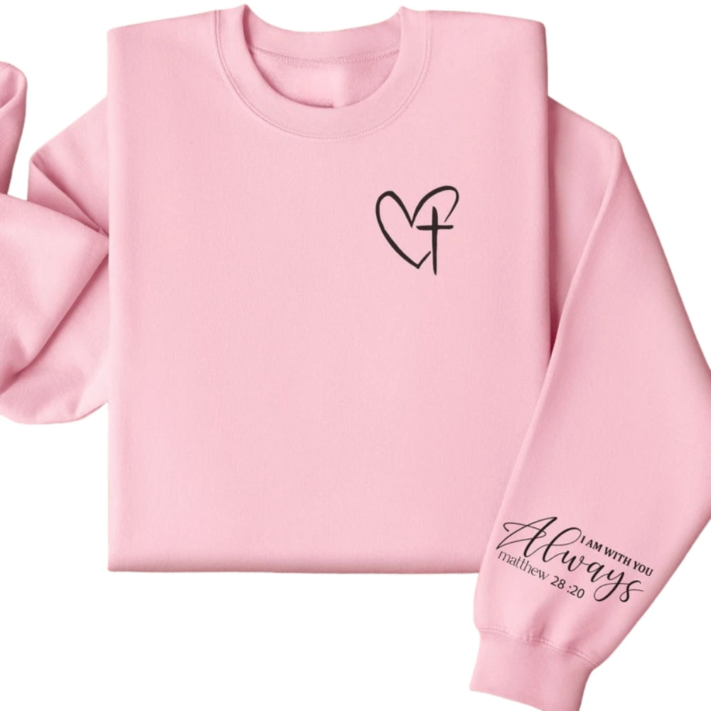 Bible Verse Faith Christian Sweatshirt for Women, Religious Jesus Sweatshirt 2D0304