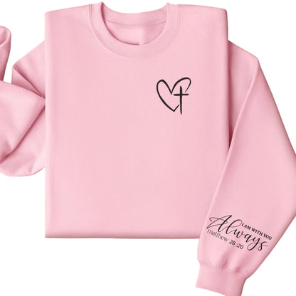 Bible Verse Faith Christian Sweatshirt for Women, Religious Jesus Sweatshirt 2D0304