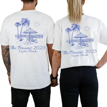 Family Trippin Custom Matching Family T Shirts, Custom Family Beach Vacation Shirts ET0310