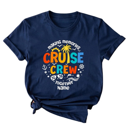 Cruise Crew Matching Family T Shirts Making Memorie Together, Matching Cruise Travel Family Shirts ET0582