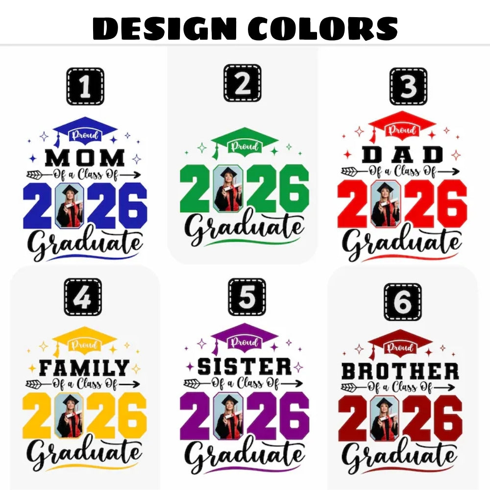 Custom Photo Graduation Matching T Shirt For Family, Custom Graduate Matching Family Shirts ET0189