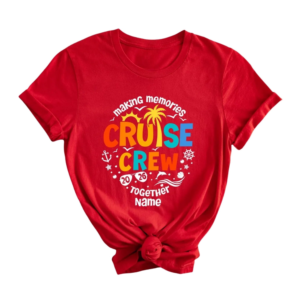 Cruise Crew Matching Family T Shirts Making Memorie Together, Matching Cruise Travel Family Shirts ET0582