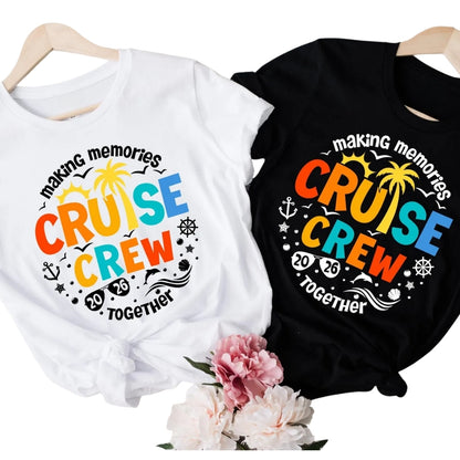 Cruise Crew Matching Family T Shirts Making Memorie Together, Matching Cruise Travel Family Shirts ET0582