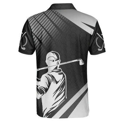 The Golf Father Belong To Custom Kid Names Golf Polo Shirt For Men, Custom Father's Day Golf Shirts GZ0216