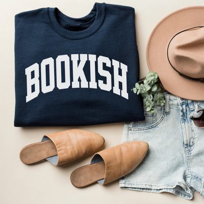Bookish Custom Book Titles Sweatshirt, Personalized Reading Book Lover Sweatshirt 2D1026