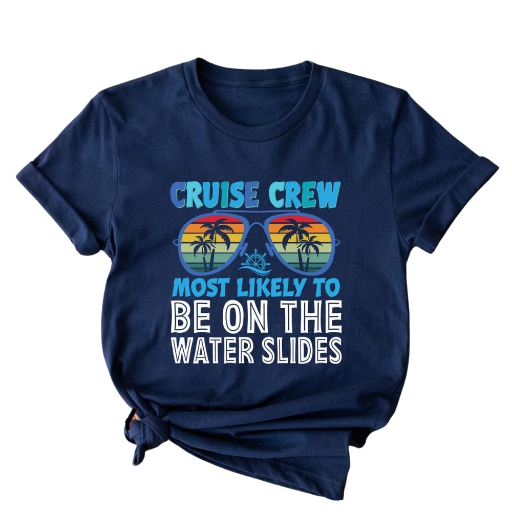 Most Likely To Cruise Crew 288 Quotes Matching Family T Shirts, Funny Cruise Trip Matching Shirts For Family ET0584