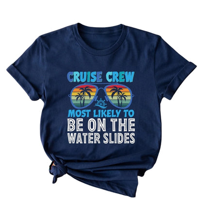 Most Likely To Cruise Crew 288 Quotes Matching Family T Shirts, Funny Cruise Trip Matching Shirts For Family ET0584