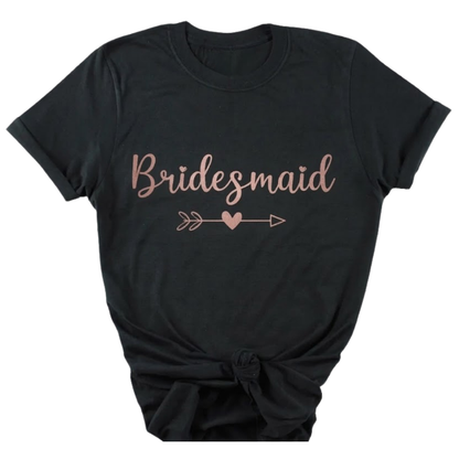 Bride Shower Party Matching T Shirts, Maid Of Honor Team Bride Bride Squad Matching Bridal Party Shirts ET1028