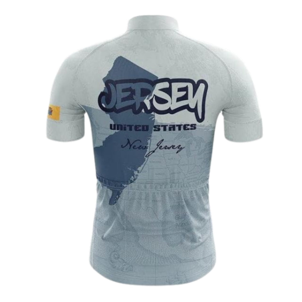 New Jersey State Cycling Short Sleeve Jersey For Men, New Jersey Cycling Jerseys CZ0080