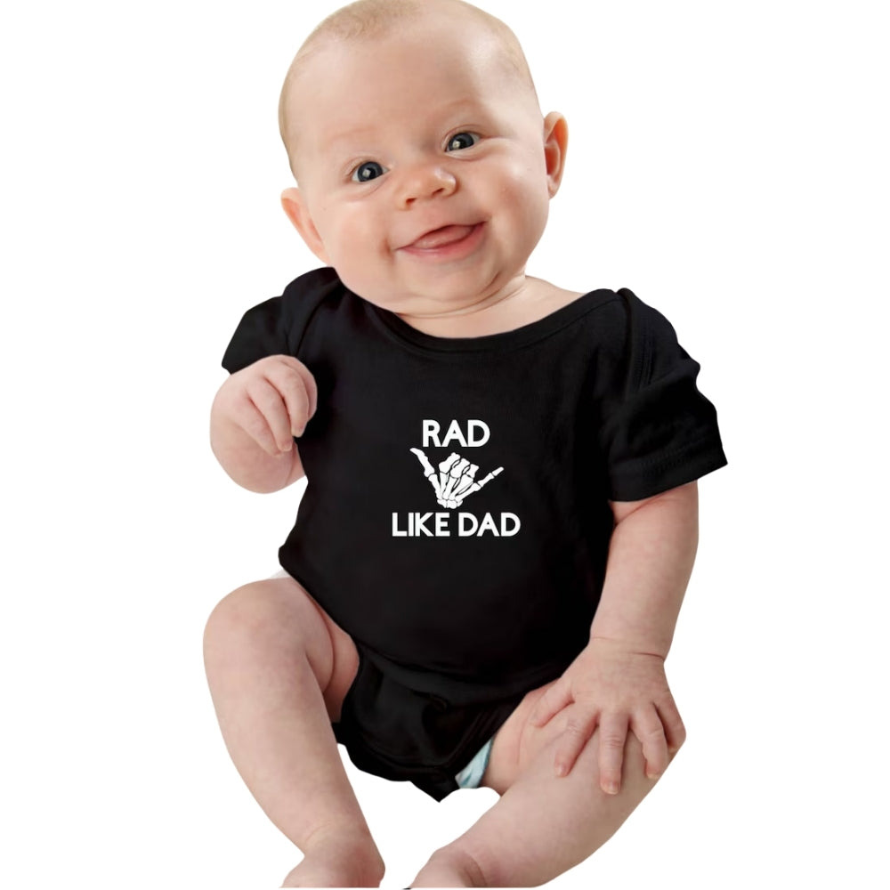 Rad Like Dad Father's Day Matching Dad And Son T Shirts, Matching Daddy And Me Shirts ET0656