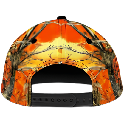 Custom Deer Hunting 3D Baseball Caps For Hunters, Custom Deer Hunting Caps Hats CP0526