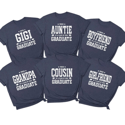 Congrats Graduate Custom Family Matching T Shirts, Custom Matching Graduation Family Shirts ET0464