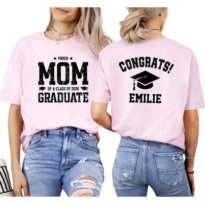 Congrats Graduate Custom Family Matching T Shirts, Custom Matching Graduation Family Shirts ET0464
