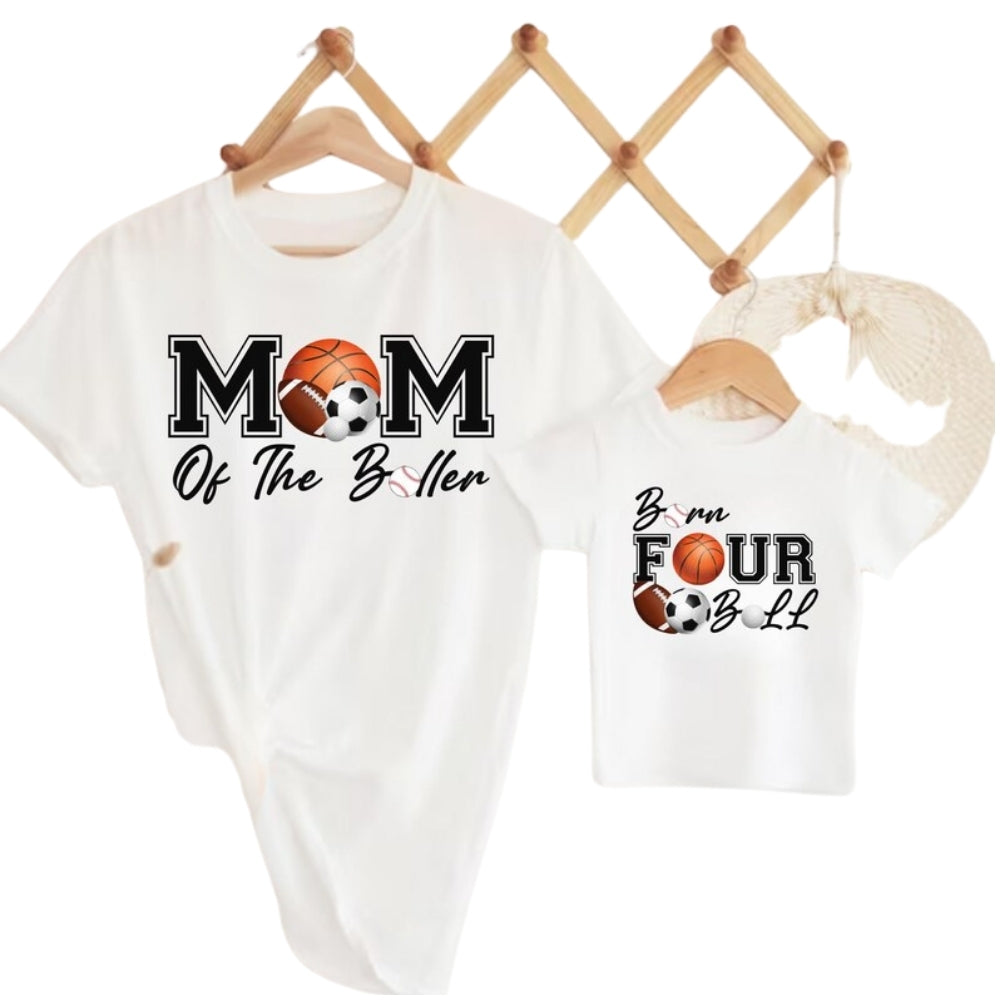 Custom Baseketball Birthday Matching Family T Shirts, Personalized Birthday Basketball Shirts For Family ET0315
