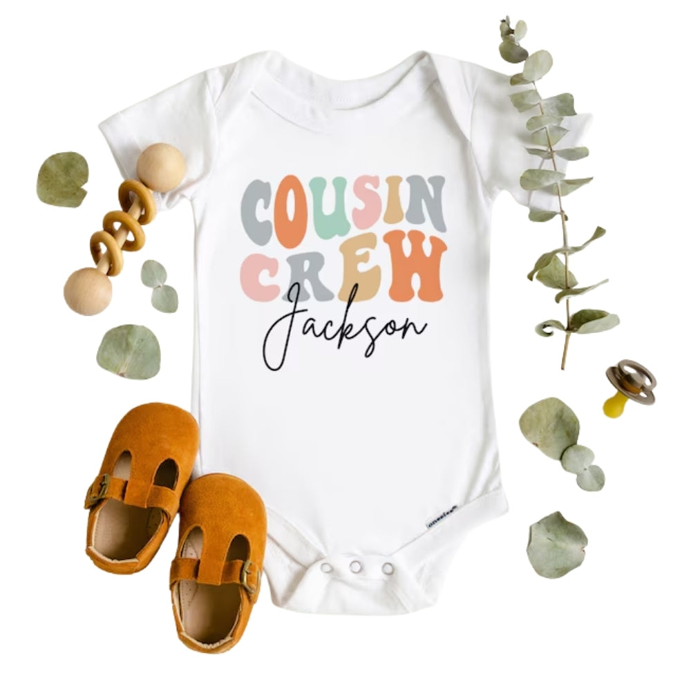 Custom Cousin Crew Retro Matching T Shirts With Name, Personalized Matching Cousin Shirts ET0192